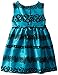 Youngland Little Girls' Floral Dress with Shrug