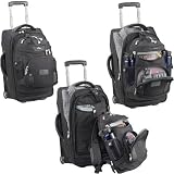 High Sierra 24 Wheeled Carry-On withRemovable DayPack 8050-33BK