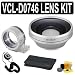 Electronics : Sony VCL-D0746 46mm Wide Conversion Lens for Sony W170/ W150/ W130/ and W120 + Accessoy Kit