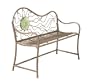 CBK Ltd 44-Inch L Garden Bench with Glass Sunface Medallion
