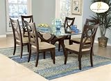 Home Elegance 5312-72 7 PCS 7 PCS SET (TBL, 6 SIDE CHAIR)