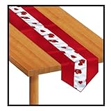 Valentine Hearts Fabric Table Runner Case Pack 30