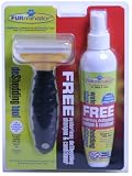 FURminator Combo Pack: Deshedder Tool with 8oz Waterless Shampoo and Conditioner