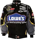 Jimmie Johnson #48 Youth Black Cotton Twill Jacket