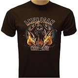 American Bad Ass, Chopper Biker Motorcycle T-shirt