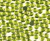 51lPIe6vWcL. SL160  1440 Hot Fix Rhinestone Crystals   3mm/10ss, Lime Green