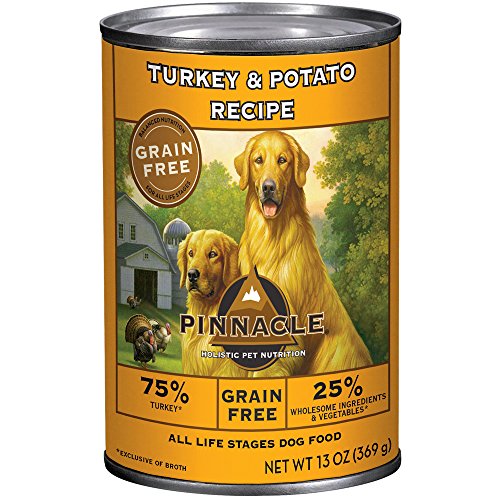 Pinnacle Turkey and Potato Grain-Free Formula Dog Food, 13-Ounce Cans, Case of 12