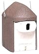 Schwegler 2181 Nisth�hle, Einflugloch oval mit Katzen- und Maderschutz, zum Aufh�ngen
