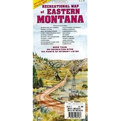 Recreational Map of East Montana (City Maps-USA)