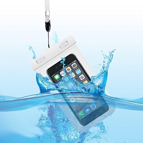 Premium Quality Universal Waterproof Case Bag for Apple iPhone 6s, 6 Plus, Samsung Galaxy S6 Edge. Best Water Proof, Dust Dirt Proof, Snowproof Pouch for Cell Phone up to 6 inches. (Blue)