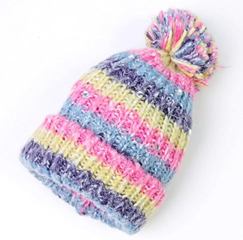 The new autumn and winter children's knitted hat ovo ball / scarves / gloves / Set Pink