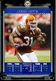 2007 Topps TX Exclusive # 41 Jamal Lewis - Super Premium NFL Football Card