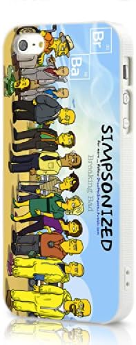 Breaking Bad Simpsonized Cast Crew Hard Case Cover for iPhone 5 5S