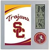 USC Trojans Digital Desk Clock
