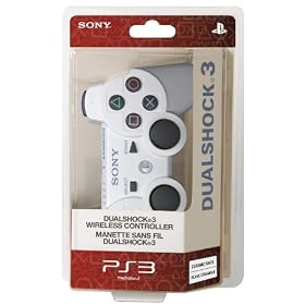 PS3 Dual Shock3 wireless controller - White by Sony