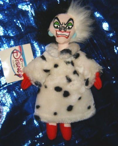 Disney's 101 Dalmations Cruella 8" Beanie Plush by 101 Dalmations