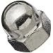 Grade 2 18-8 Stainless Steel Acorn Nut, Inch, Right Hand