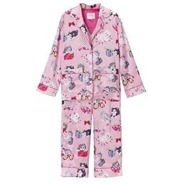 Girls' Nick & Nora® Kittens Satin Coat Set Pink Girls' Nick & Nora® Kittens Satin Coat Set Pink