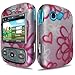 Lime Flower Design Protective Case Faceplate Cover for LG Remarq / LG Imprint thumb