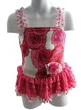 FRANKIE & DAISY Corky Pink Roses Swimsuit 2 Tank By Corky and Company