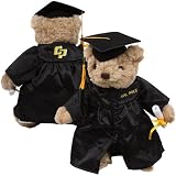 Cal Poly Mustangs Black Graduation Plush Bear