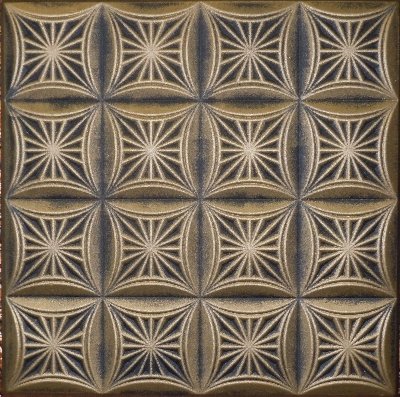 R 140 Styrofoam Ceiling Tile 20x20 - Antique Brass Best Buy Ceiling Tiles