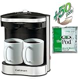 Cuisinart ® Commercial 2-cup Coffeemaker - Stainless Steel (includes 50 World Blend Decaf Pods)