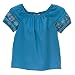 Infant Girls' Cherokee� Mexicali Woven Top - Turquoise Image