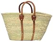 Moroccan Straw Summer Beach / Shopper / Tote Bag 20" X 10.5" X 7"