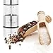 VD-Home Deluxe Electric Pepper Grinder, Battery Powered, LED Light - Brushed Stainless Steel & Ceramic Blades | One Touch Operation | Gift Box