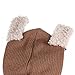 Lowpricenice Winter Baby Kids Girls Boys Warm Woolen Coif Hood Scarf Caps Hats (Khaki)