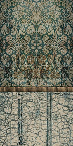 BEDROOM WALL BACKDROP #1 for Haunted House Professional Quality Theatrical Background