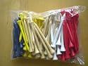 100 Bambus Tees 7,0cm lang - &ouml;kologisch abbaubar