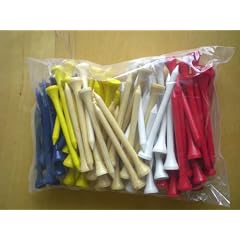 100 Bambus Golf Tees 7,0cm lang - �kologisch abbaubar