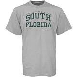 NCAA South Florida Bulls Ash Arch Logo T-shirt