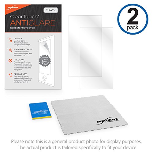 Panasonic Lumix DMC-TS6 Screen Protector, BoxWave® [ClearTouch Anti-Glare (2-Pack)] Anti-Fingerprint Matte Film Skin for Panasonic Lumix DMC-TS6, DMC-SZ10
