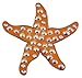 Navika Starfish Swarovski Crystal Ball Marker with Hat Clip
