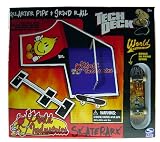 Tech Deck Skate Park (Quarter Pipe and Grind Rail), World Industries Graphics with Bonus 96mm Fingerboard