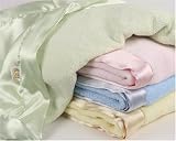 Green Apple - Comfort Silkie Satin & Chenille Baby Blanket 36x28