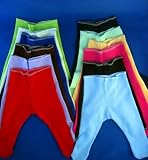 Footed Cotton Knit Baby Pants