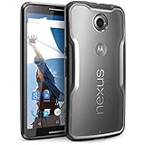 Nexus 6 Case, SUPCASE Google Nexus 6 Case [Unicorn Beetle Series] Premium Hybrid Bumper Case Cover for Motorola Nexus 6 (Frost Clear/Black)