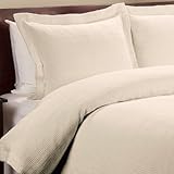 Greek Key Cotton Matelasse Cream Coverlet Set Queen
