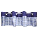 Rockets Window Valance- Rockets Plaid Percale... by Trend Lab