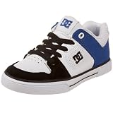 DC Little Kid Pure Skate Shoe,White/Royal/Black,2 M US Little Kid