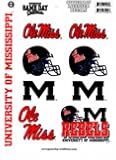 NCAA Ole Miss Rebels Full Page Vinyl Sticker