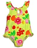 Osh Kosh B’gosh – Toddler Girls 1 Piece Fruit Swimsuit, Yellow, Multi (Size 4T)