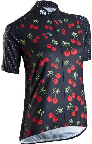 Sugoi Damen Radtrikot Cherry Bomb, black, M, 57513F.322 Preisvergleich