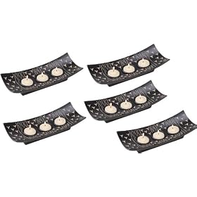 Tribal Tealight Holders Set of Five