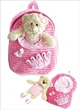 Pecoware Best Buddy Small Backpack Plush Ballerina Bear (Buy One Get One Secret Gift!!!)