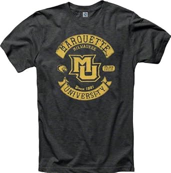 Marquette Golden Eagles Heathered Midnight Rockers Ring Spun T-Shirt
